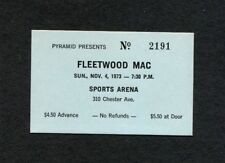 Original 1973 Fleetwood Mac Concert Ticket Stub Atlanta Sports Arena Rare picture