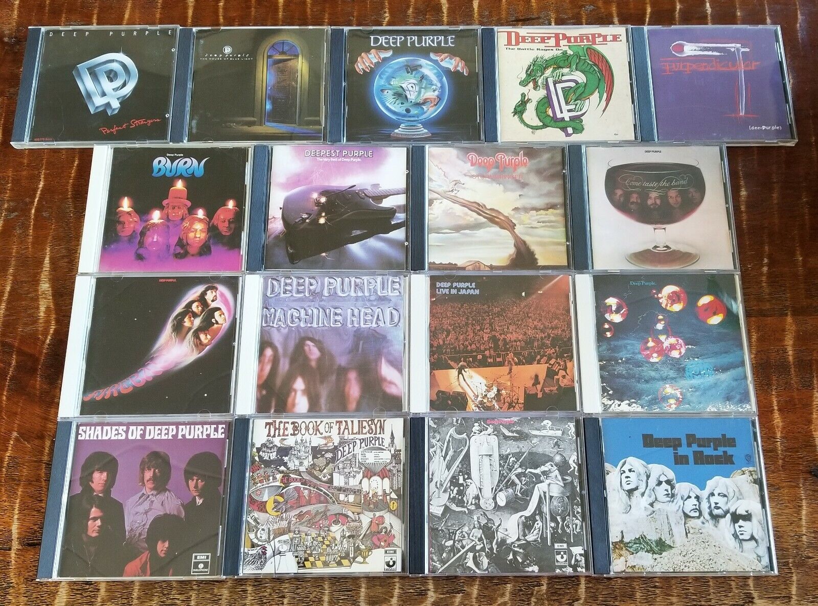 Deep Purple 17 CD lot In Rock, Burn, Stormbringer, Come Taste, Ritchie  Blackmore for Sale - Fleetwoodmac.net