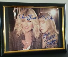 STEVIE NICKS & CHRISTINE MCVIE HAND SIGNED WITH COA - FLEETWOOD MAC FRAMED PHOTO picture