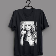 Stevie Nicks Smoking Young T-shirt Unisex Holiday Gift Tee picture