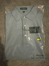 2024 Masters Large Peter Millar Men's Golf Shirt Augusta National Green Polo picture