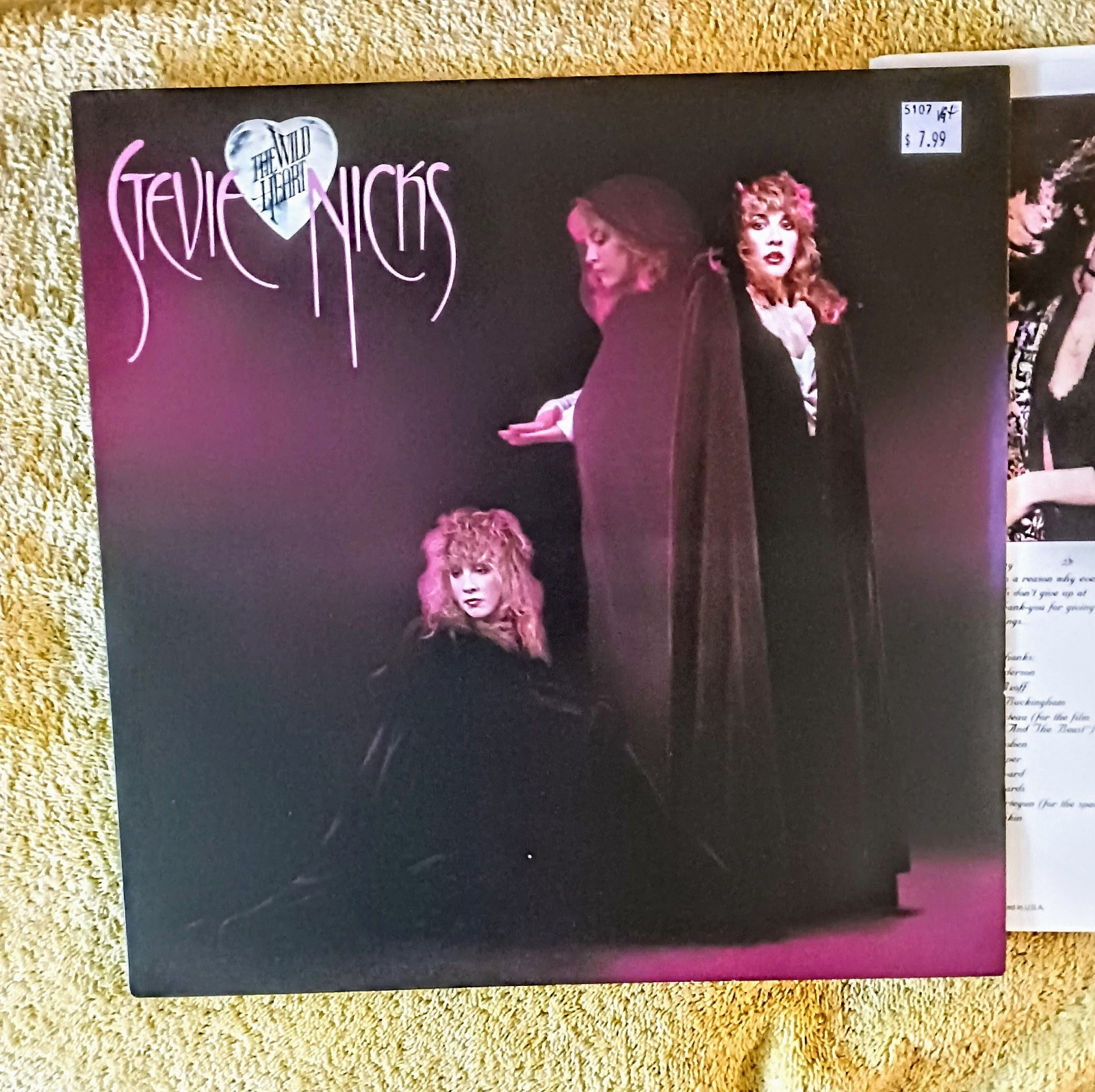 Stevie Nicks The Wild Heart Vinyl LP Modern 90084-1 1st Pressing ALBUM VnmCex