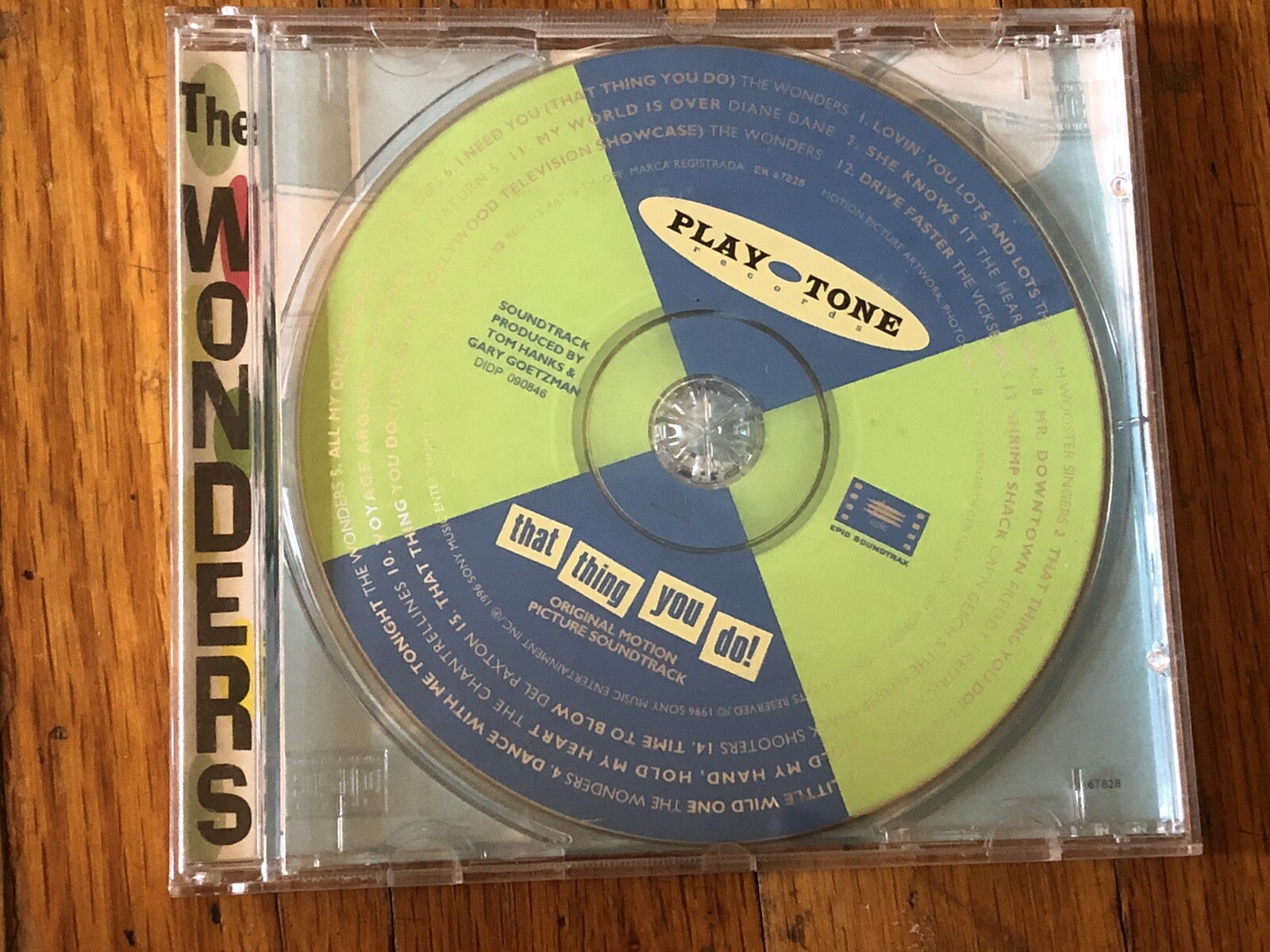 NO Liner Notes That Thing You Do Soundtrack CD The Wonders Tom