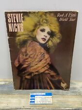 Original Stevie Nicks Rock a Little World Tour Concert Program & Ticket 1986 picture