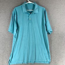 Peter Millar Polo Mens XL Green All Over Print Summer Comfort Performance Golf picture