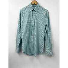 Peter Millar Men's Summer Comfort Button Down Shirt Long Sleeve Green Size M picture