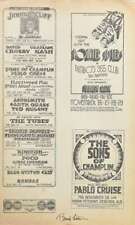 Aerosmith David Crosby Fleetwood Mac Concert Handbill 1975 Randy Tuten Signed... picture