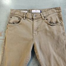 Peter Manning 5 Pocket Stretch Twills Tapered Olive Green Chino Pants Size 29x26 picture