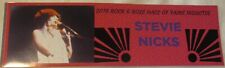 CUSTOM 2019 ROCK & ROLL HALL OF FAME STEVIE NICKS BUMPER STICKER (FREE SHIPPING) picture