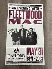 An Evening with Fleetwood Mac 5/31/03 Show Nashville John McVie Autograph Poster picture