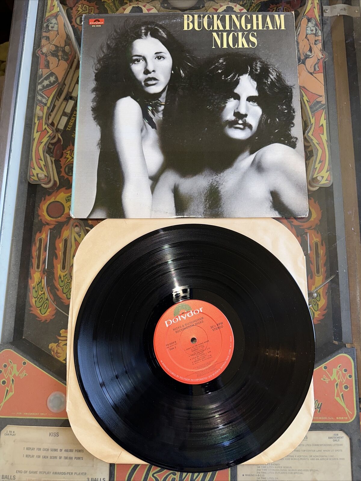 BUCKINGHAM NICKS ~ VINYL RECORD ALBUM LP 1973 / Pre Fleetwood Mac - PD5058 VG+