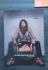 Mick Fleetwood Rockers Drum Heads Promo Print Advertisement Vintage 1978 picture