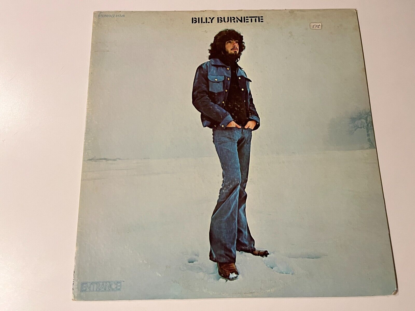 BILLY BURNETTE Self-Titled S/T  1972 Entrance LP -- VG+/G+