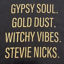 Vtg Stevie Nicks (Fleetwood Mac) Shirt XL ‘Gypsy Soul Gold Dust Witchy Vibes’ picture