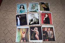 STEVIE NICKS & MORE  (9) PHOTOS SIGNED EACH COA picture