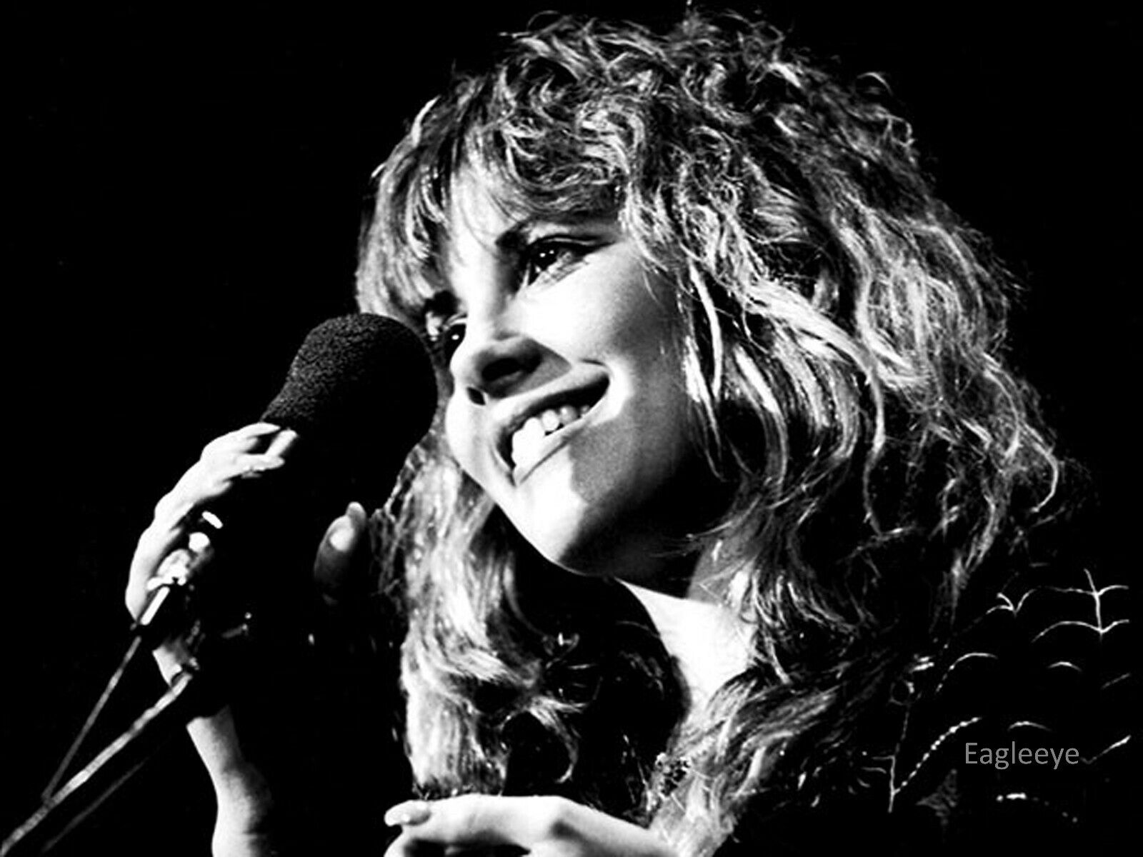 STEVIE NICKS Gloss 8 x 10 Photo Music Fleetwood Mac Black & White