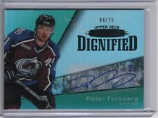 2022-23 Upper Deck Stature Dignified Green Auto Peter Forsberg /15 Colorado Avs picture