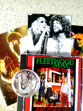 FLEETWOOD MAC Stevie Nicks vtg BUTTON / PIN & PIX + free Rare CD 1977 MSG, NYC  picture