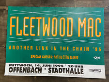 Vintage Fleetwood Mac Tour Concert Poster German Venue Large picture