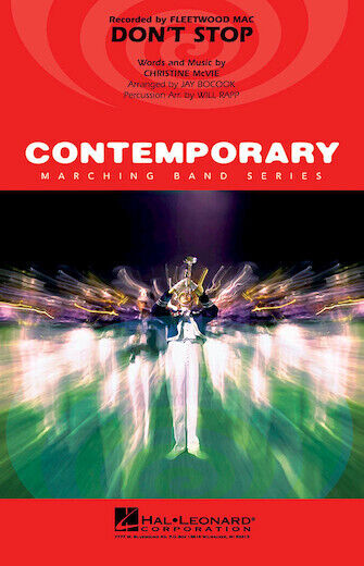 Don't Stop Contemporary Marching Band Score & Parts