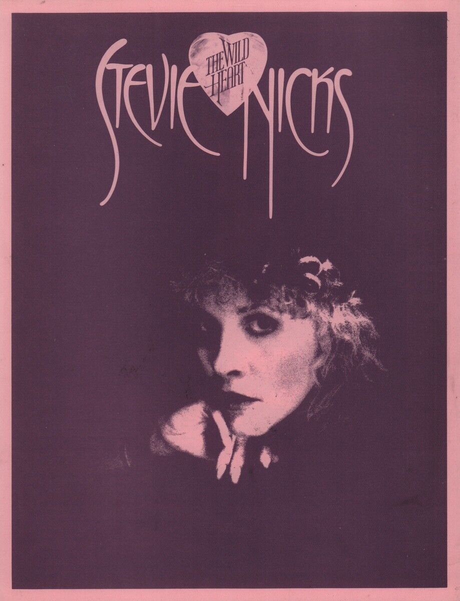 STEVIE NICKS 1983 THE WILD HEART PROMOTIONAL PAMPHLET BOOK BOOKLET / NMT 2 MINT