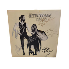 Fleetwood Mac signed lp Rumors by 5 musicians picture