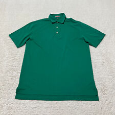 Peter Millar Polo Shirt Men Large Green Summer Comfort Golf Stretch Outdoors picture