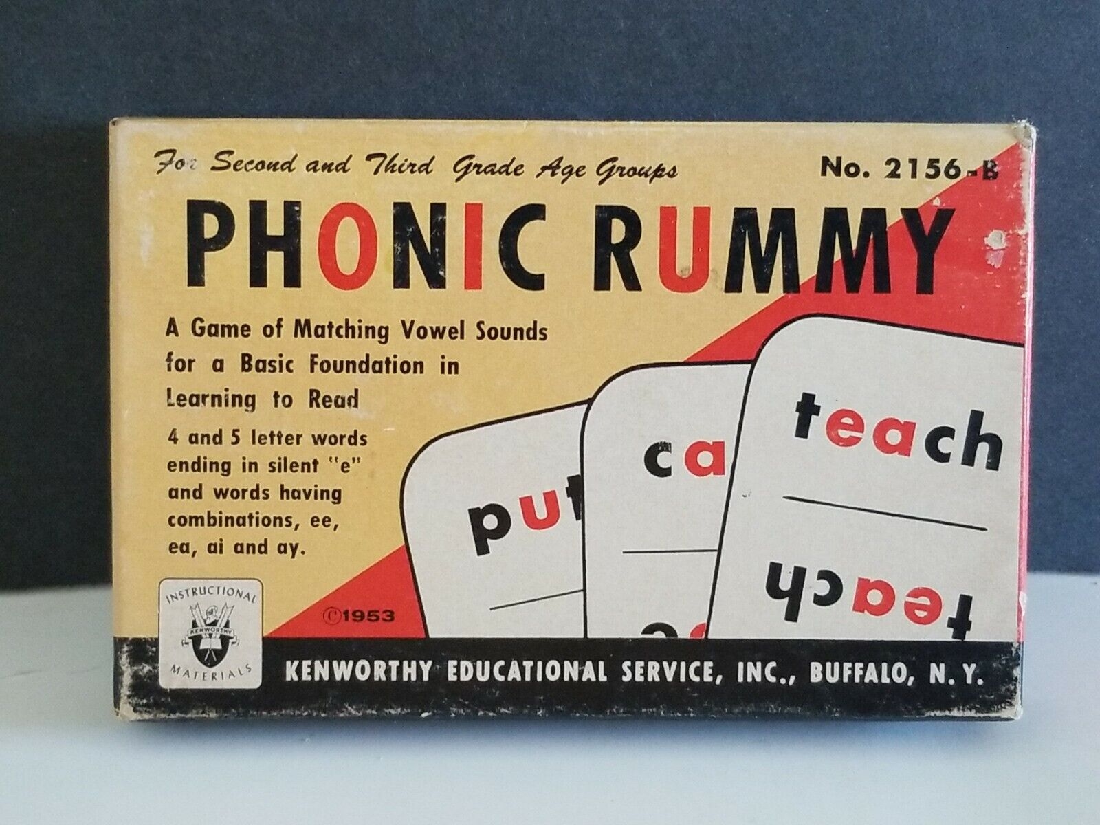 Kenworthy’s No 2156-1 & No 2156-2 Details about   Vintage 1973 Phonic Rummy Cards 