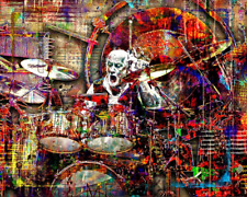 MICK FLEETWOOD of FLEETWOOD MAC 16x20in Poster,  Mick Drums Poster  picture