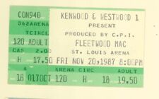 Fleetwood Mac 11/20/87 St Louis Arena Rare Ticket Stub picture