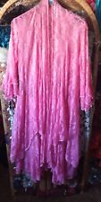 SOFT PINK  ARTDECO STEVIE NICK'S STYLE GYPSY BOHEMIAN DELUXE LACE DUSTER  picture