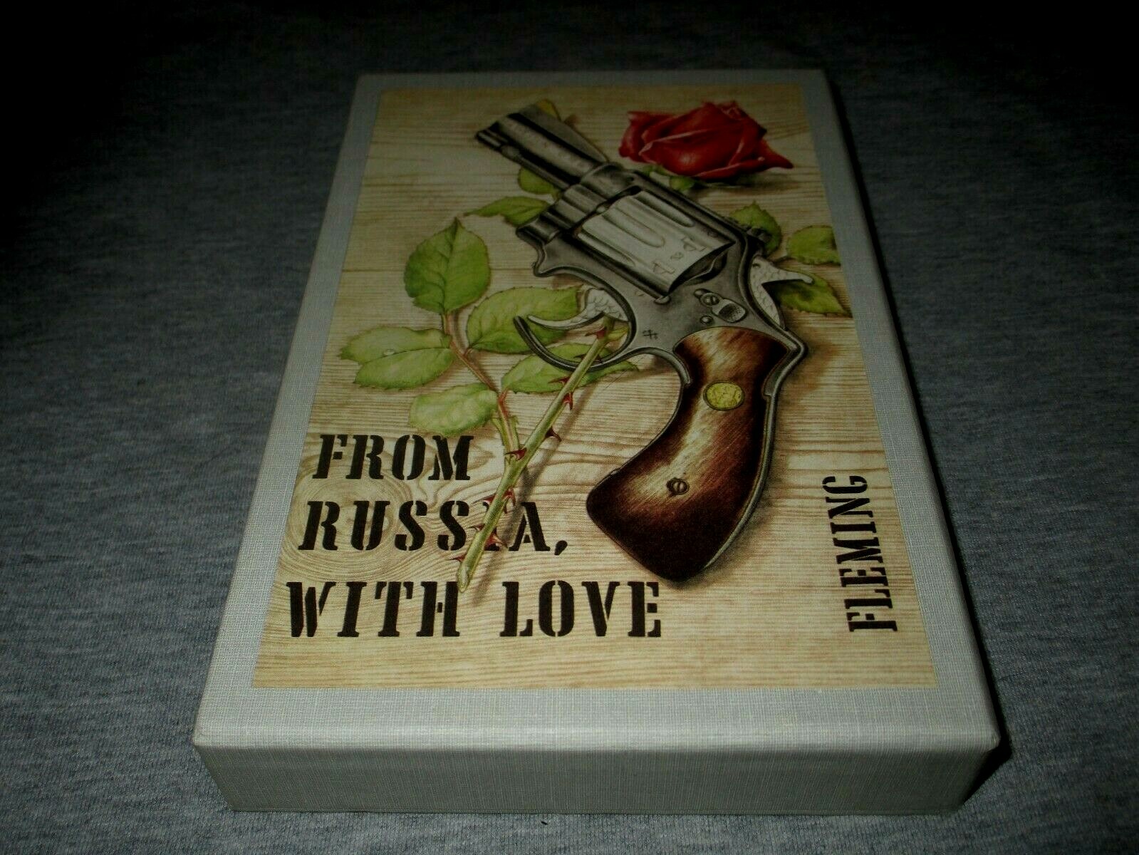 From Russia With Love James Bond Fleming Fel First Edition Library Book W Slipcs For Sale Fleetwoodmac Net