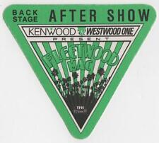 Fleetwood Mac 1987 Tour. Green After Show Backstage Pass. Kenwood / Westwood One picture