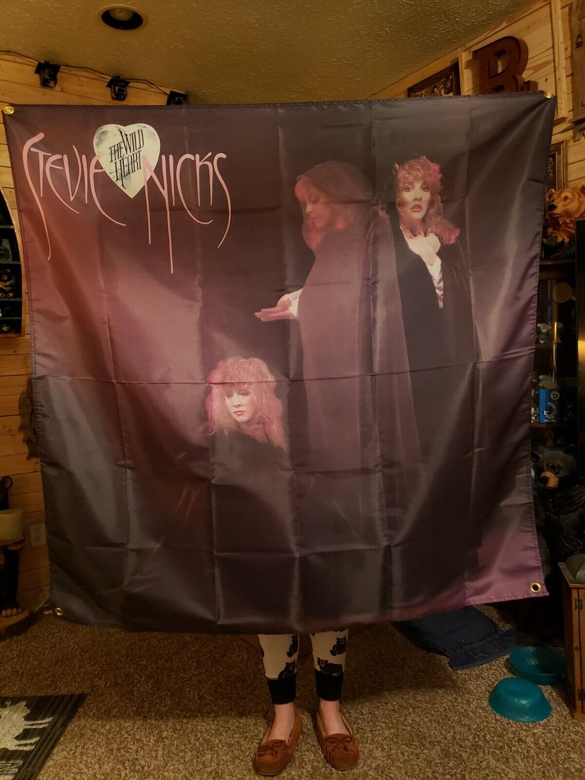 Stevie Nicks Wild Hearts Flag 4'x4' 
