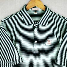 PETER MILLAR x RANCHO LA QUINTA Size Large Summer Comfort Polo Shirt Green Blue picture