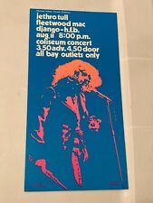 JETHRO TULL, FLEETWOOD MAC 1972 Coliseum Handbill Bob Masse OP-1 picture