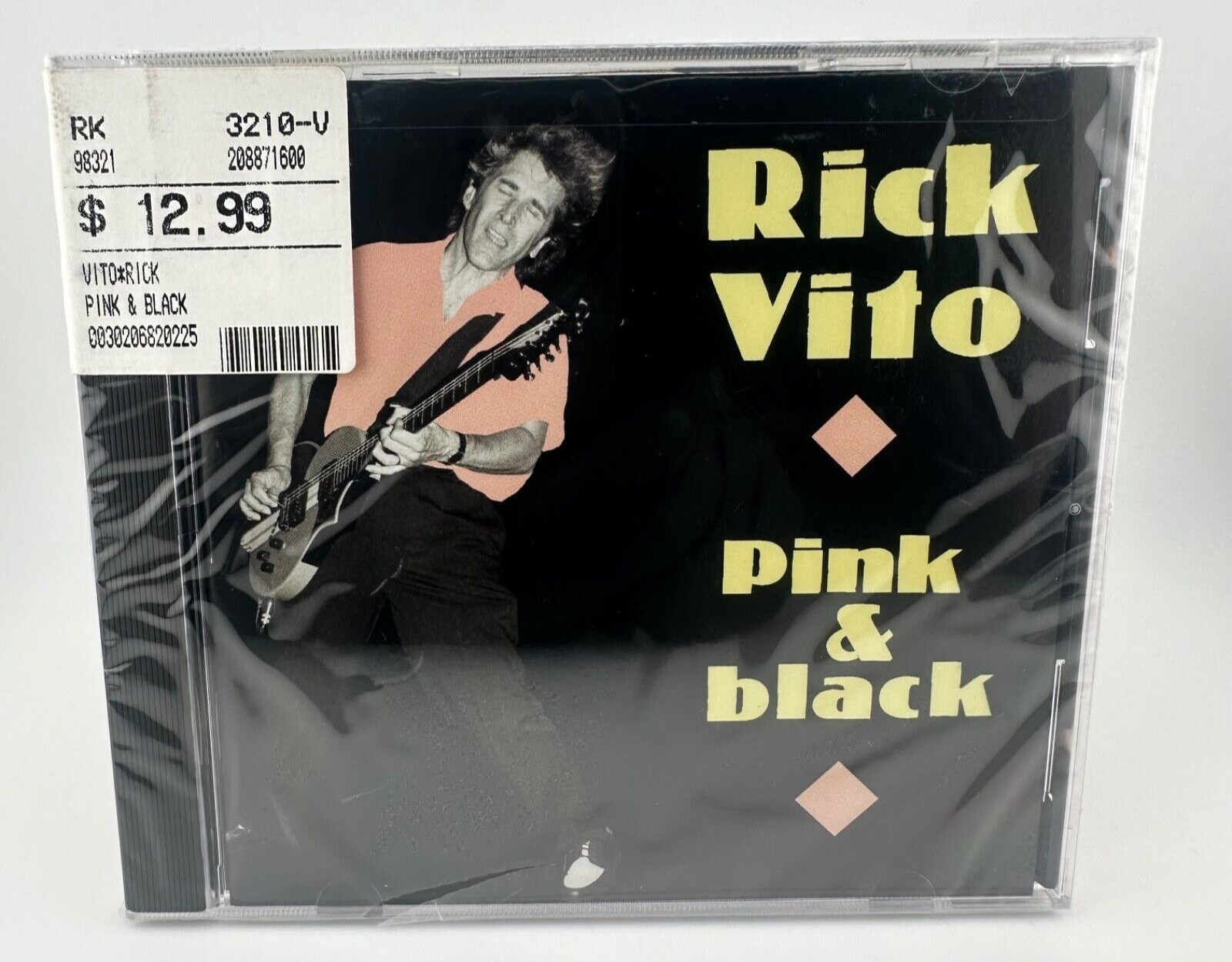 Rick Vito : Pink & Black [ NEW CD, 1998 ] * SEALED *