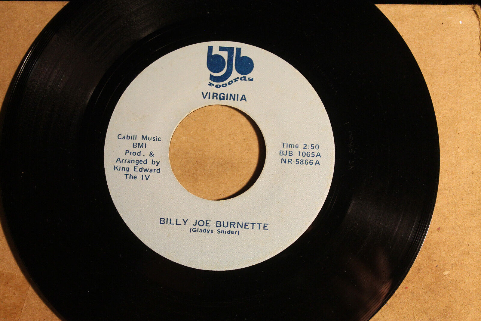 BILLY JOE BURNETTE---VIRGINIA  (1990\'S)