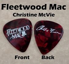 Fleetwood mac Christine McVie 2-sided novelty signature guitar pick  (Q-2364) picture