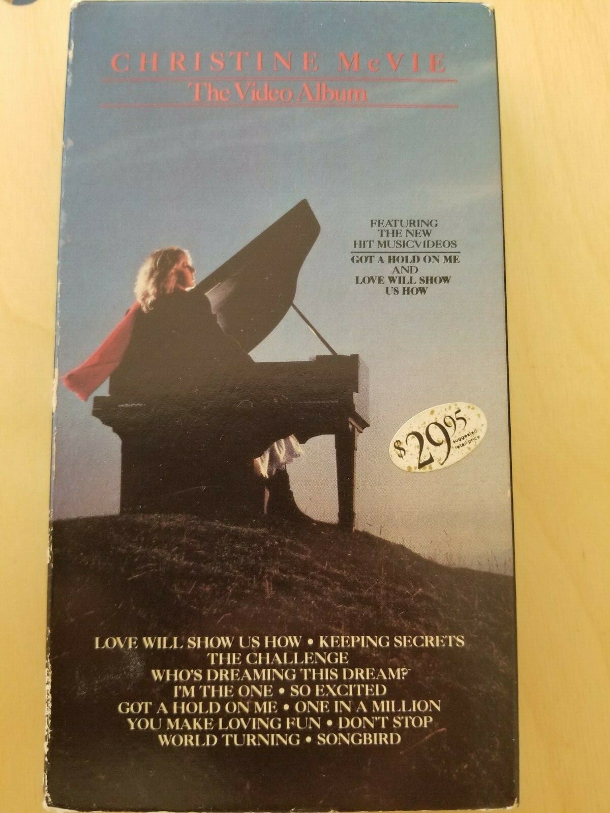 Christine McVie VHS The Video Album NTSC Billy Burnette Mick Fleetwood Christine McVie VHS The Video Album NTSC Billy Burnette Mick Fleetwood