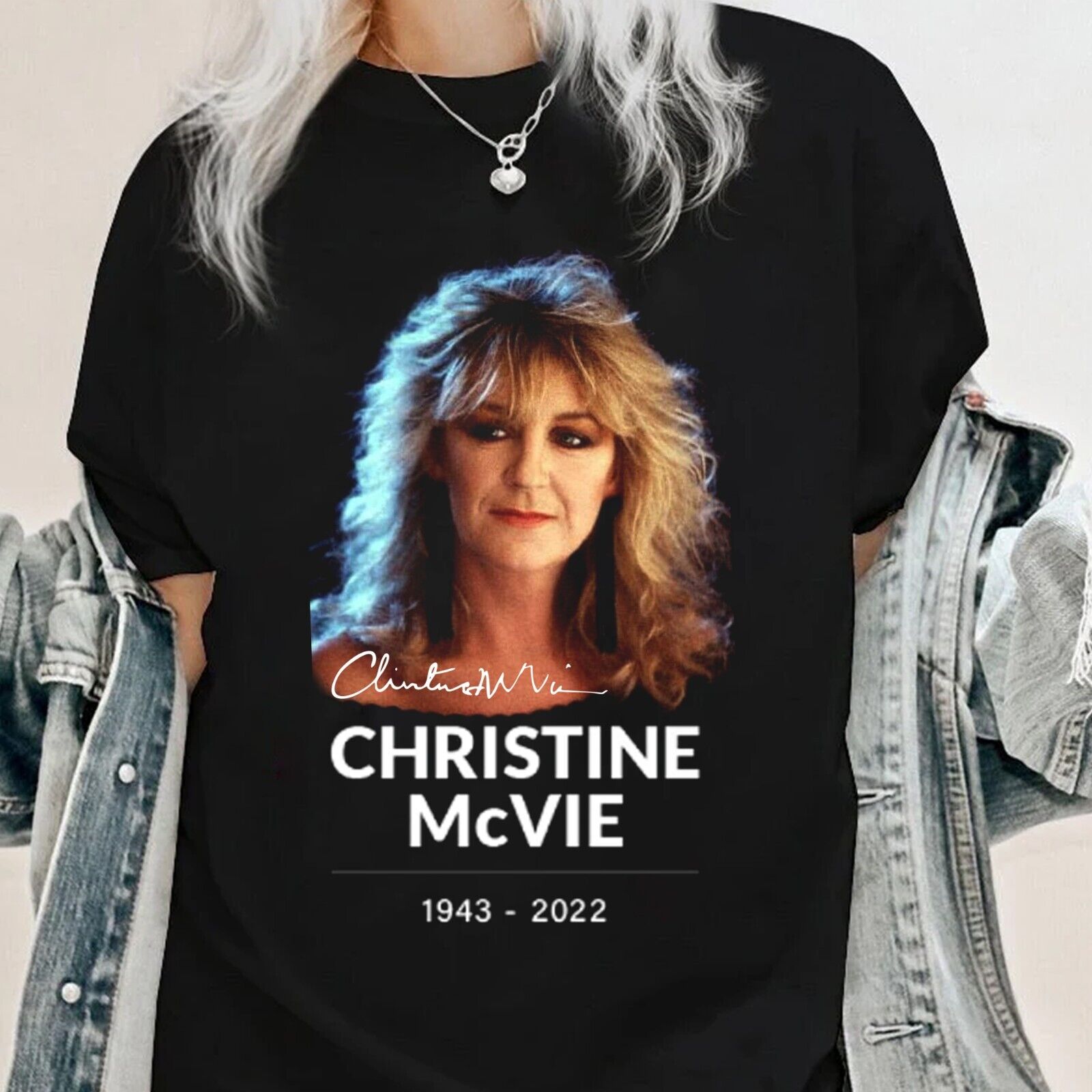 Hot Christine McVie Signature 1943-2022 Gift For Fans Men S-4XL Shirt WS344