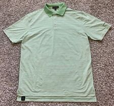 Peter Millar Polo Shirt Adult Large Green Short Sleeve Summers Comfort Casual picture