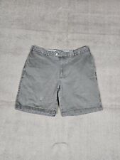 Peter Millar Mens Winston Twill Shorts 38x9 Inch Green Flat Front Chino picture