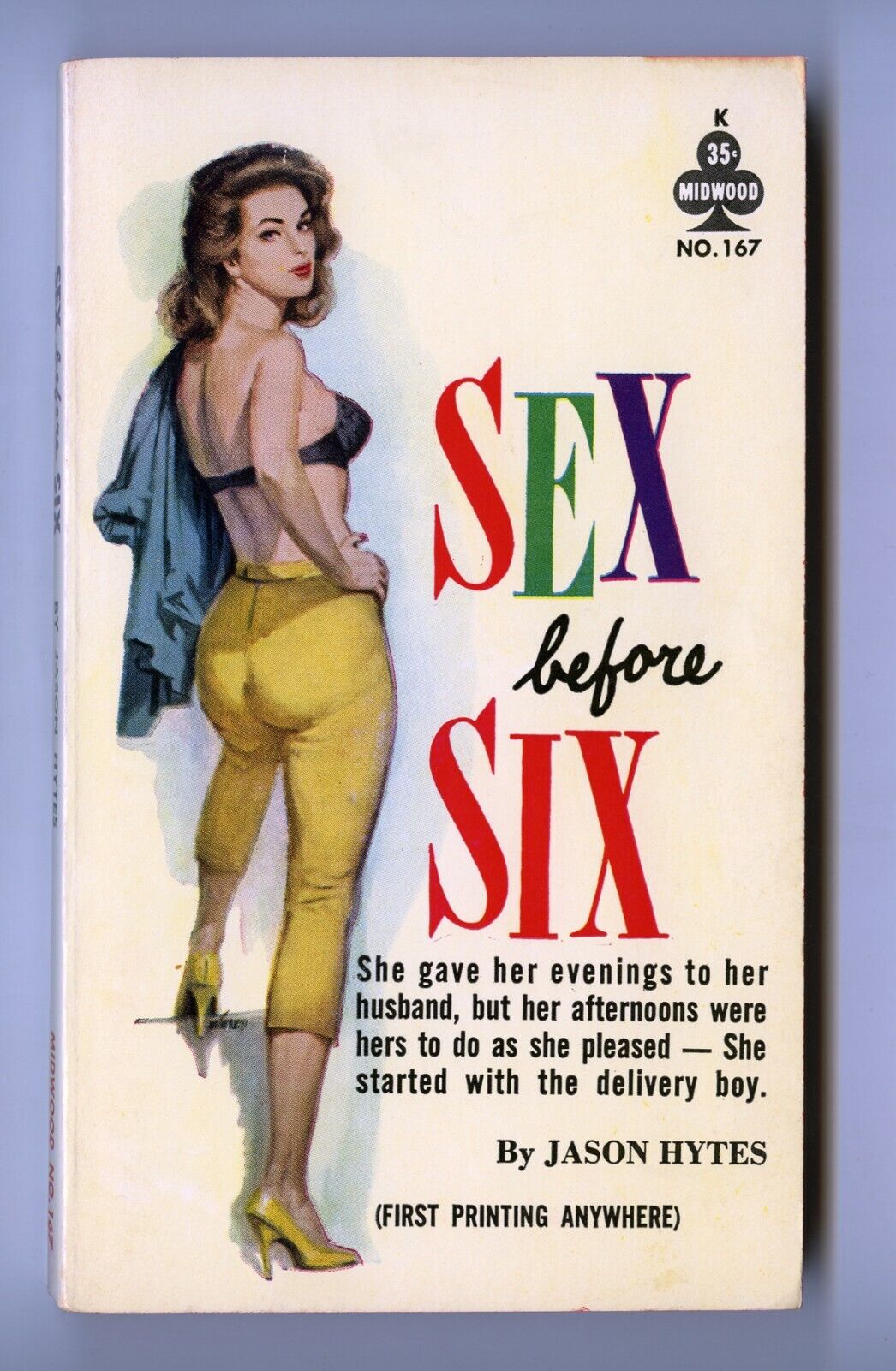 SEX BEFORE SIX Vintage sleaze GGA paperback MIDWOOD Jason Hytes for Sale picture