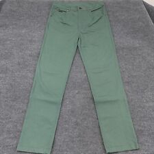 Peter Christian Pants Mens 34x34 Ocean Green Jeano Chino MT33 Stretch 5 Pocket picture