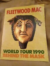 Fleetwood Mac - Behind The Mask World Tour 1990 BOOKLET VINTAGE 11×14 picture