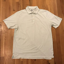 Peter Millar Mint Green Striped S/S Polo Golf Shirt XL picture