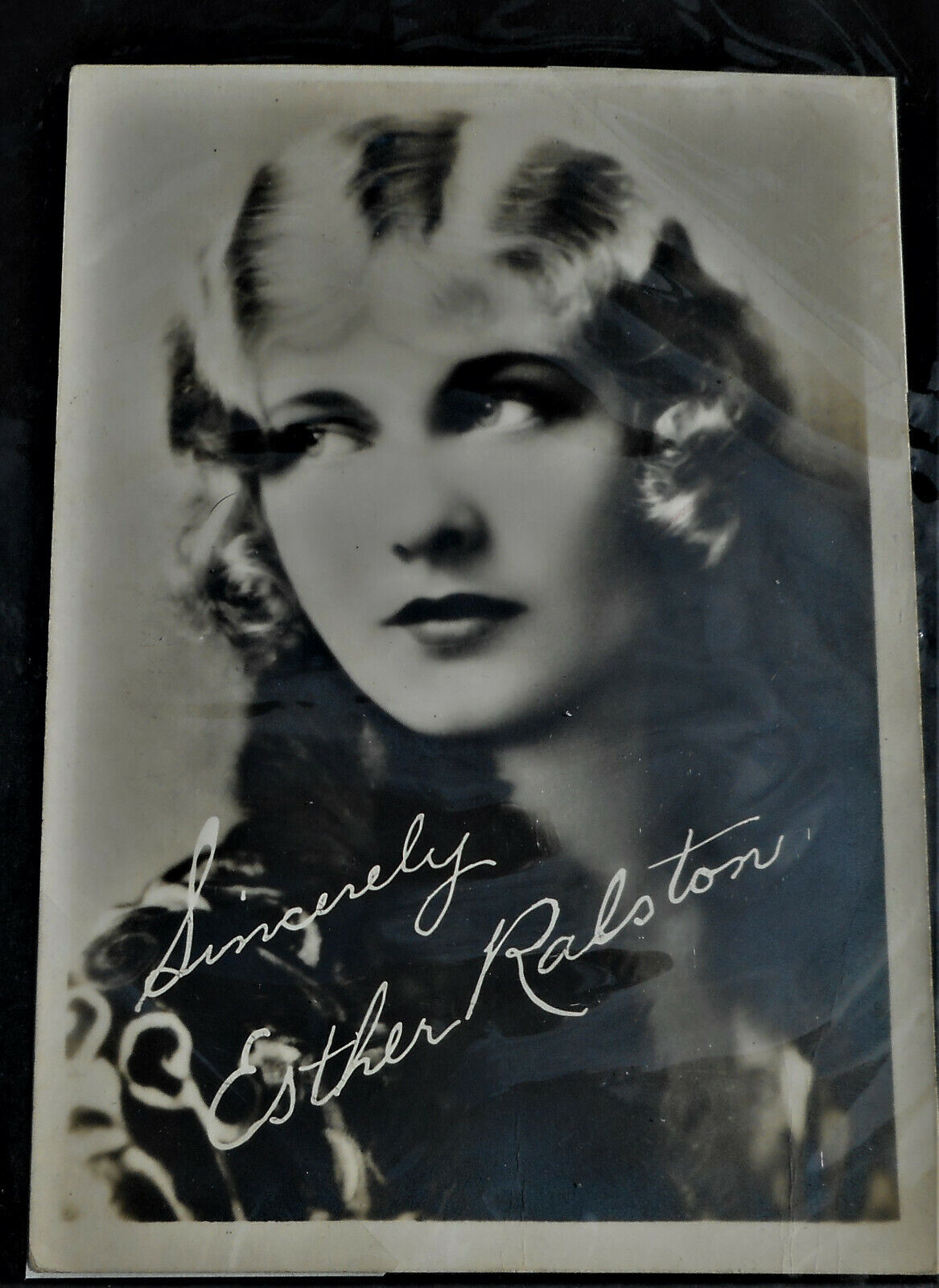 5X7 SIGNED PHOTO OF ESTHER RALSTON