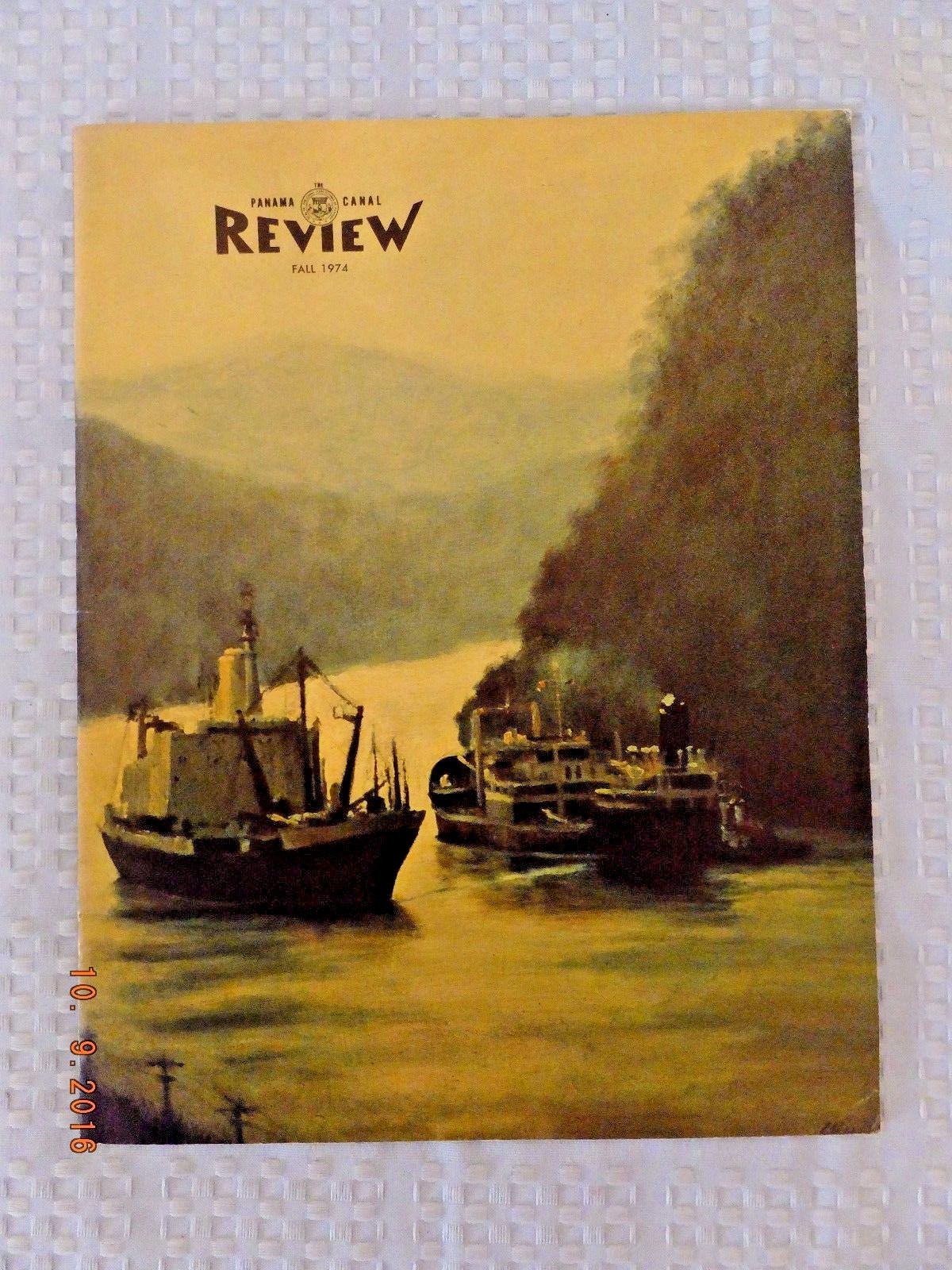 Panama Canal Review Magazine Fall 1974 60th Anniversary of the Panama