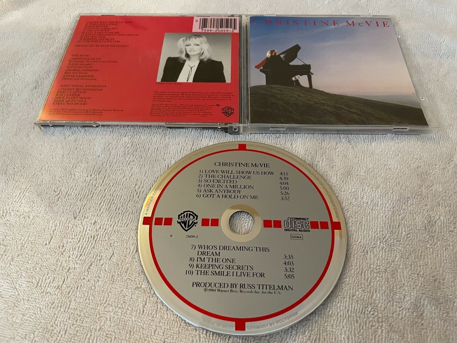 CHRISTINE MCVIE S/T ORIGINAL TARGET CD MADE IN WEST GERMANY OOP CHRISTINE MCVIE S/T ORIGINAL TARGET CD MADE IN WEST GERMANY OOP